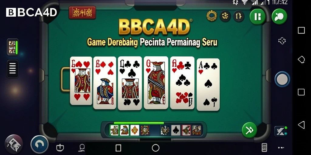 Tampilan gameplay seru dan interaktif BBCA4D untuk penggemar Domino.