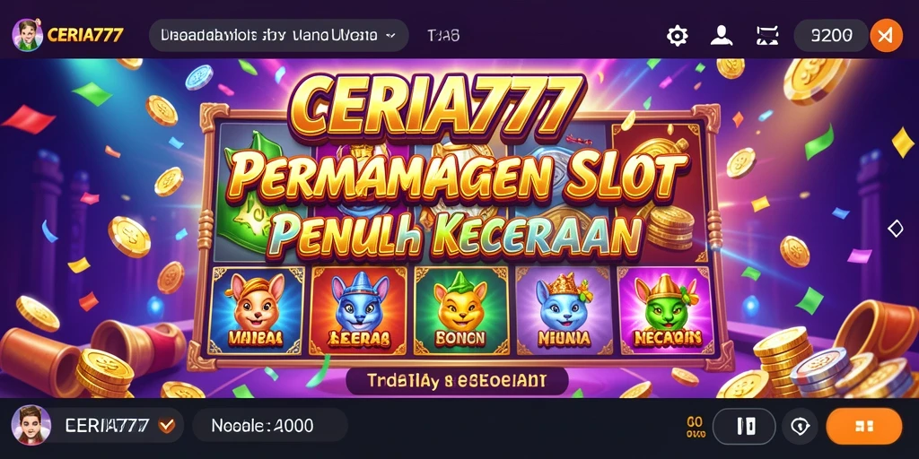 Tampilan menarik dari gameplay Slot di CERIA777.