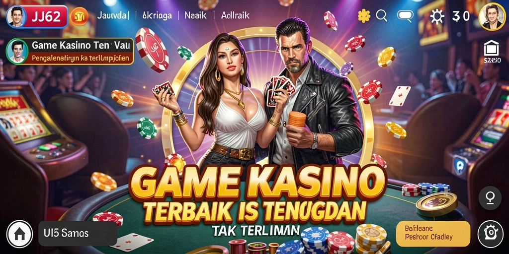 Tampilan gameplay menarik di aplikasi Kasino JJ62.