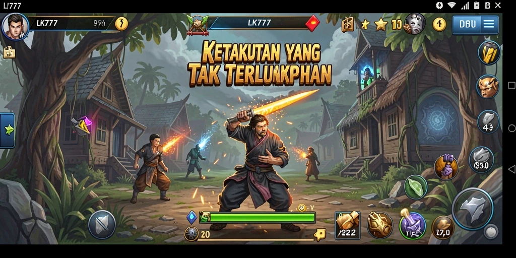 Tampilan gameplay menyeramkan dari LK777 yang memukau.
