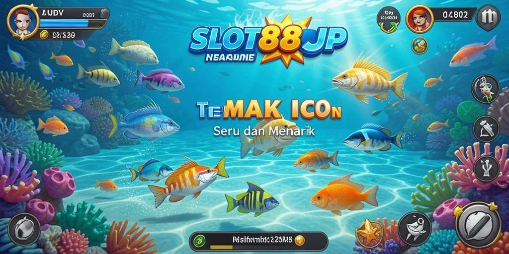 Gameplay menarik dari SLOT88JP saat pemain menembak ikan.