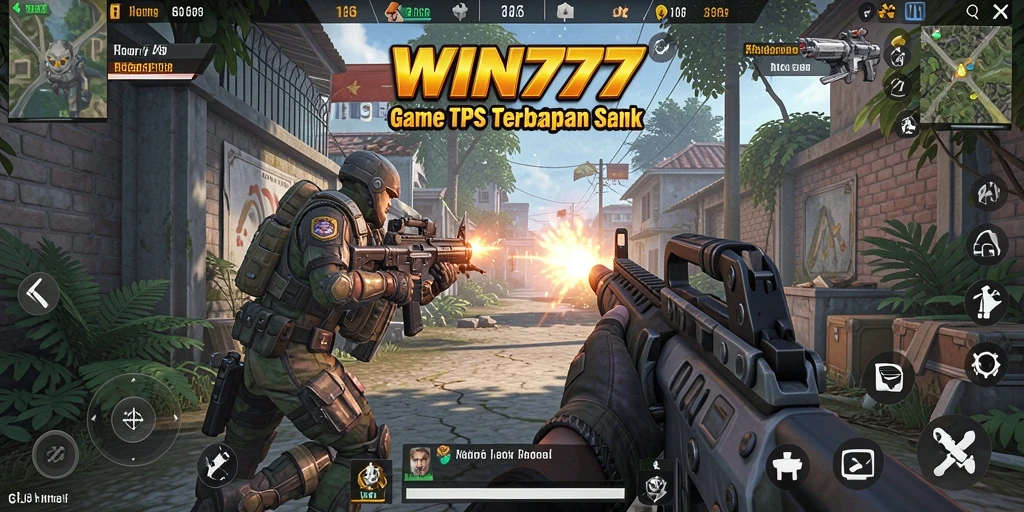Screenshot gameplay WIN777 menampilkan aksi tembak-menembak yang mendebarkan.