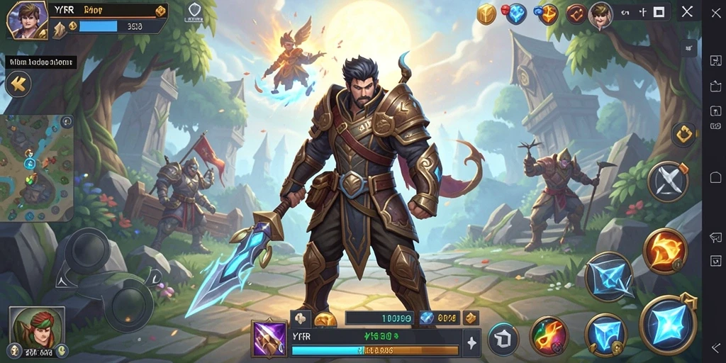 Gameplay seru di dunia fantasi ARPG YYRR.